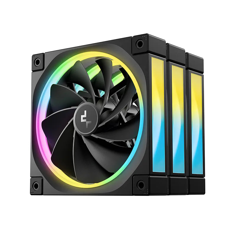 DeepCool FL12R 3IN1 uchta teskari parrakli 120mm ARGB kuler to'plami