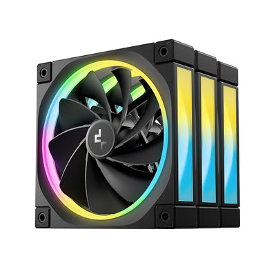 DeepCool FL12R 3IN1 uchta teskari parrakli 120mm ARGB kuler to'plami