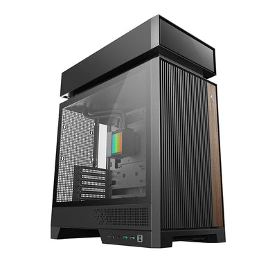 DeepCool CL6600 qora ATX korpus, o'rnatilgan 360mm suvli kuler bilan