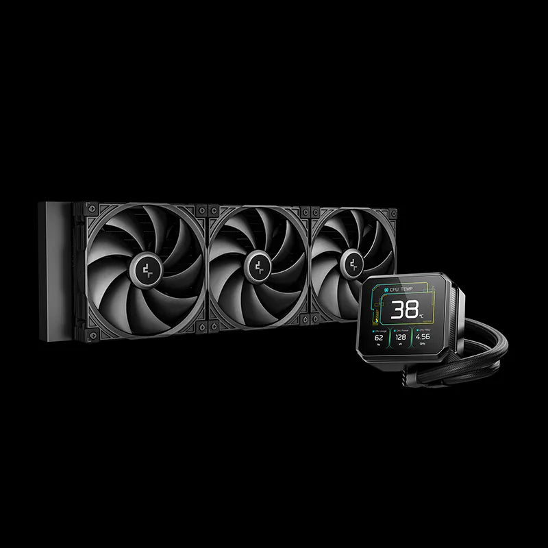 DeepCool SPARTACUS 420 suvli kuler, 3.4 dyuymli LCD displey va 140mm kulerlar