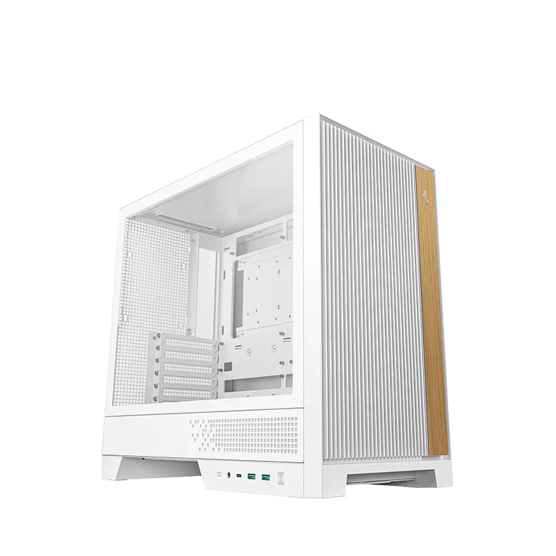 DeepCool CL600 White oq ATX korpus, ARGB kulerlar va shishali panel