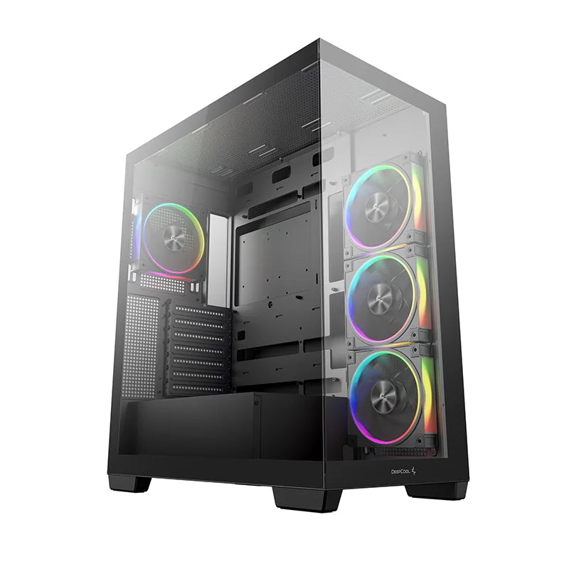 DeepCool CG580 4F V2 qora ATX korpus, 4 ta ARGB kuler