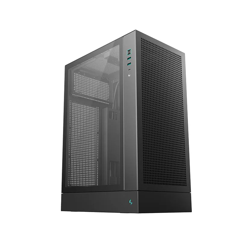 DeepCool CH170 PLUS qora vertikal kompakt korpus