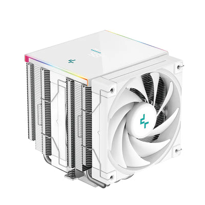 DeepCool AK620 DIGITAL SE White oq ikki minorali havo kuleri, raqamli displey bilan