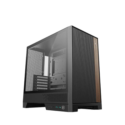DeepCool CL600 qora ATX korpus, ARGB kulerlar va shishali panel