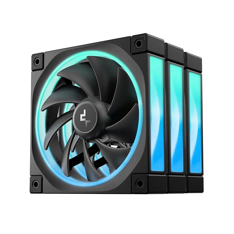 DeepCool FL12 3IN1 uchta 120mm ARGB korpus kuleri to'plami