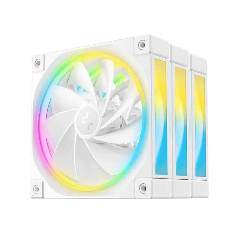DeepCool FL12R WH 3IN1 uchta oq teskari parrakli 120mm ARGB kuler