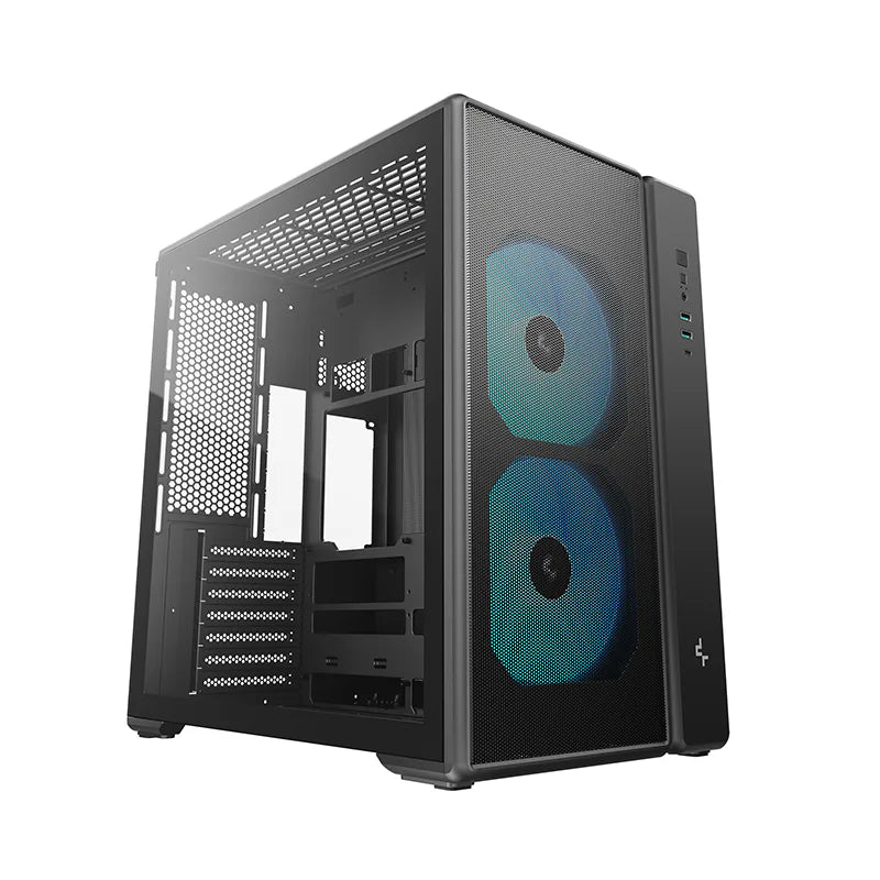 DeepCool CG590 MESH 2F ATX korpus, to'rli old panel va 160mm kulerlar