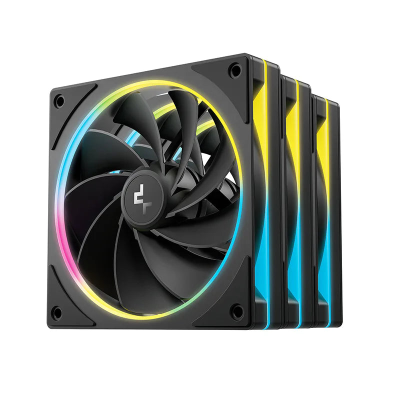DeepCool FL12R SE 3IN1 120mm ARGB teskari parrakli kuler to'plami (3 dona)