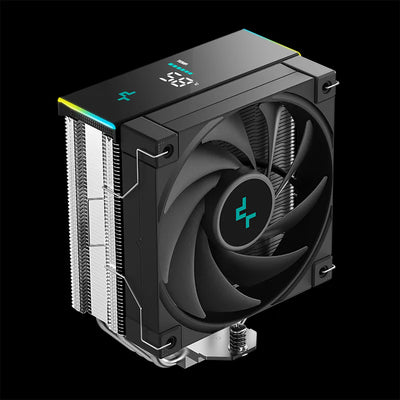 DeepCool AK400 DIGITAL SE qora havo kuleri, raqamli displey bilan