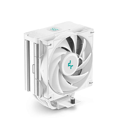 DeepCool AG400 DIGITAL White oq havo kuleri, harorat displeyi bilan