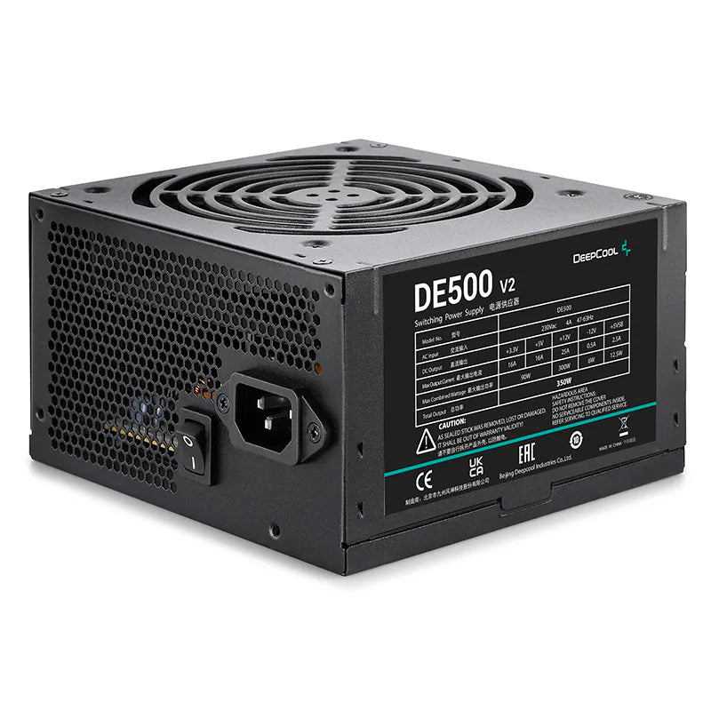 DeepCool DE500 V2 350W ATX quvvat bloki, 120mm jim kuler