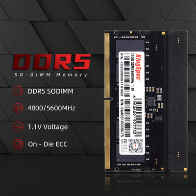 KingSpec DDR5 SODIMM noutbuk xotirasi