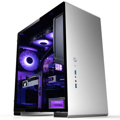 Jonsbo U5 kumush rangli alyuminiy ATX korpus