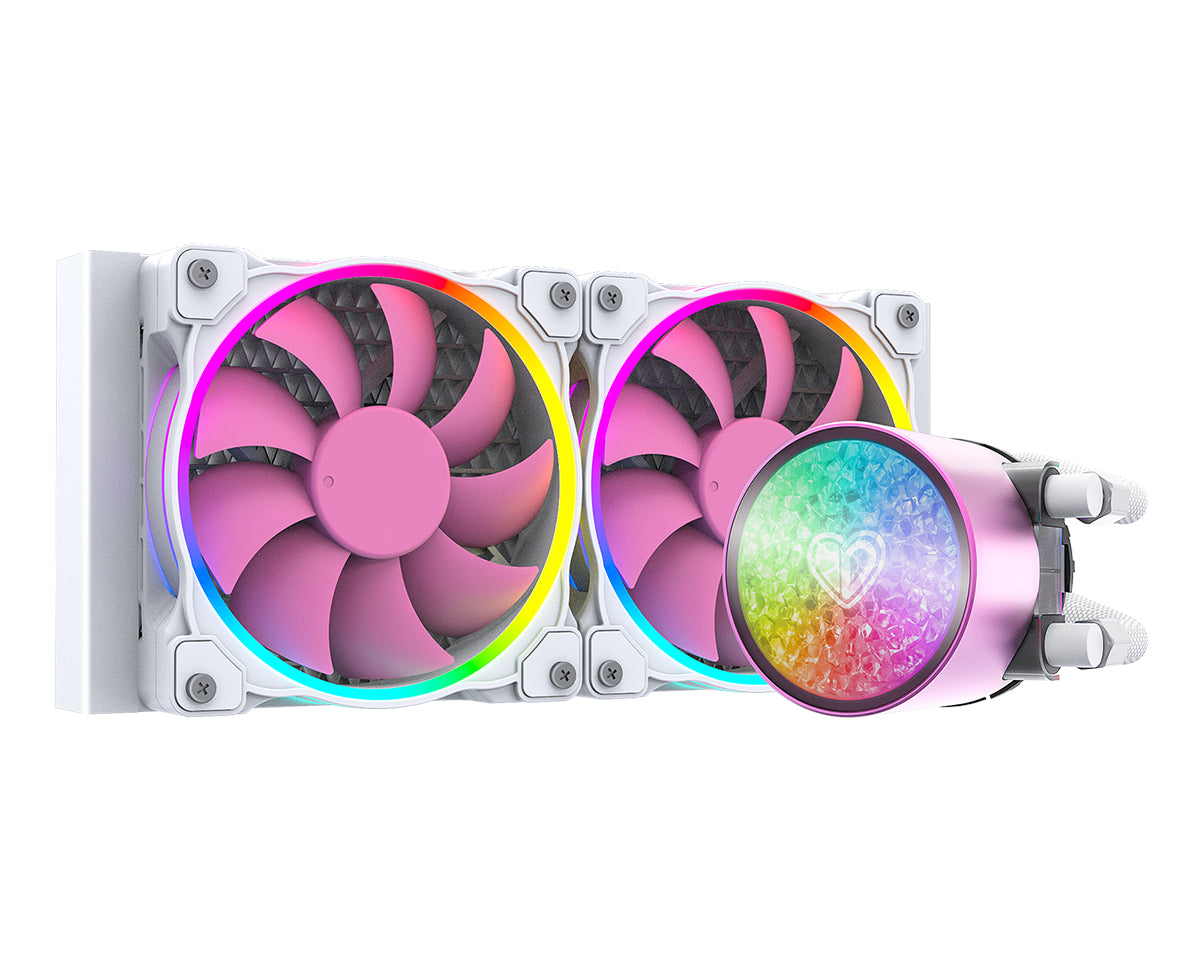 ID-COOLING PINKFLOW 240 DIAMOND suvli sovutish tizimi