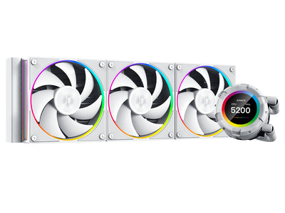ID-COOLING SL360 White LCD ekranli suvli sovutish tizimi