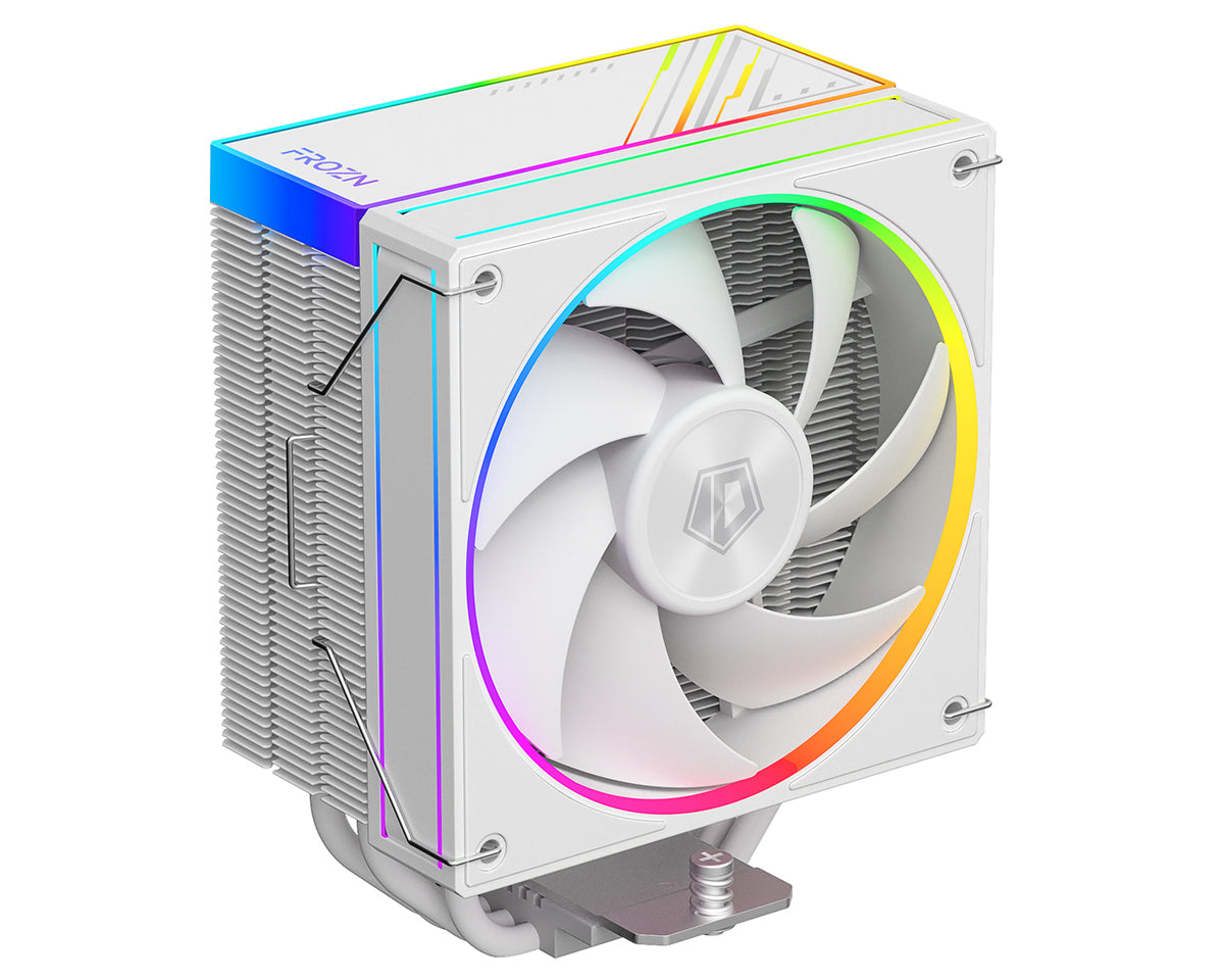 ID-COOLING FROZN A410 ARGB White protsessor kuleri