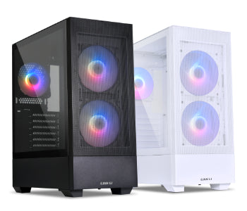 Lian Li LANCOOL 205 MESH White ATX korpus, 3 ta ARGB kuler