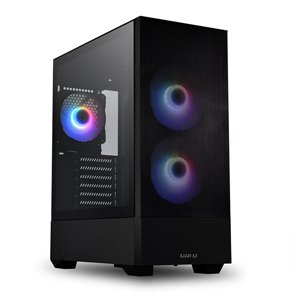 Lian Li LANCOOL 205 MESH Black ATX korpus, 3 ta ARGB kuler