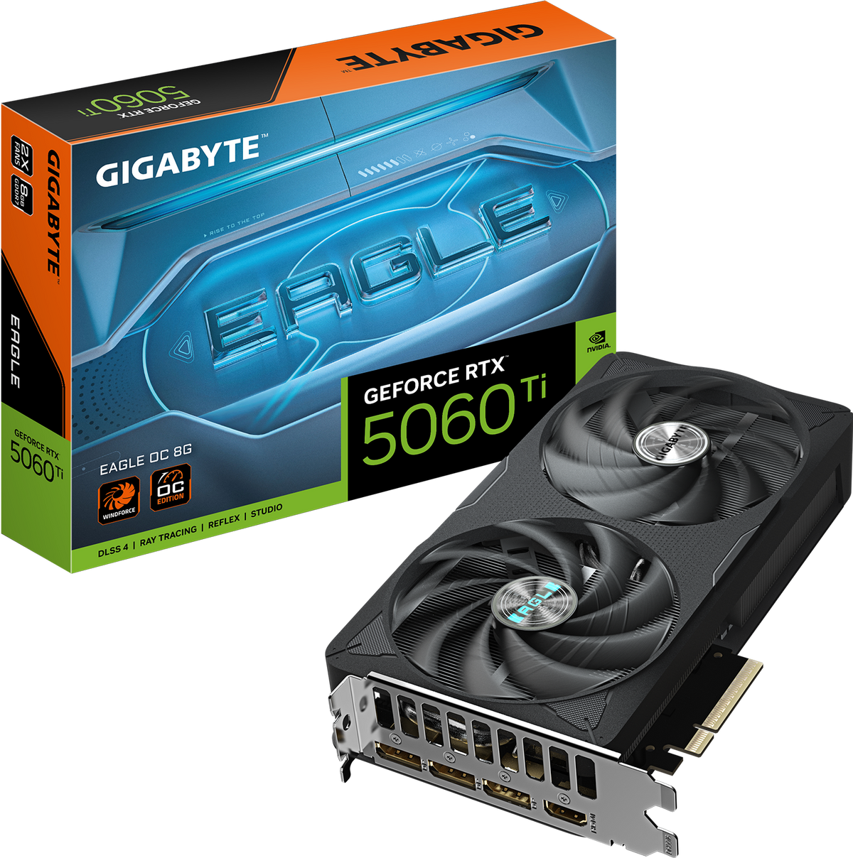 Gigabyte GeForce RTX 5060 Ti EAGLE OC videokarta, 8 GB GDDR7