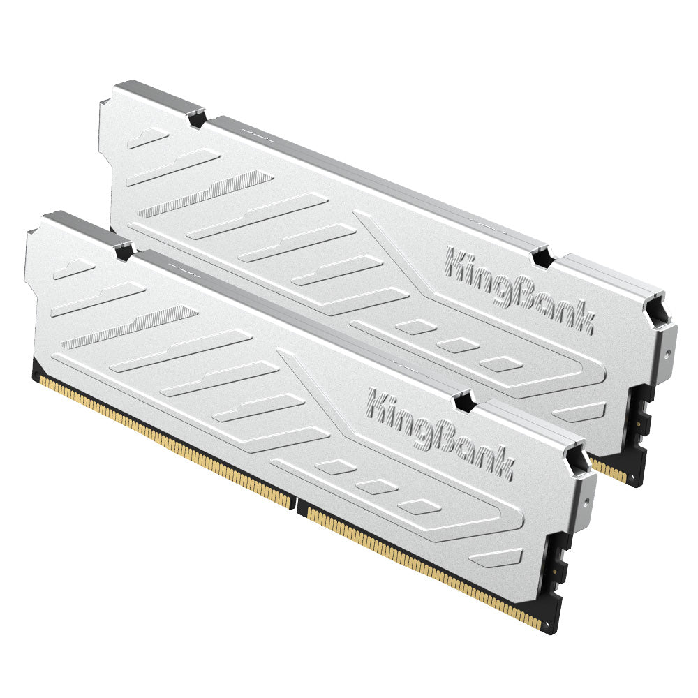 KingBank KJXS DDR5 8GB 6000 MT/s operativ xotira, CL36, Hynix chip, kumush radiator
