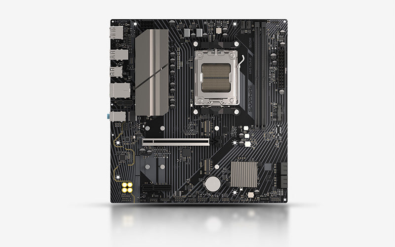 Sapphire B650M-E DDR5 ona plata, AM5, PCIe 5.0 M.2, Micro-ATX