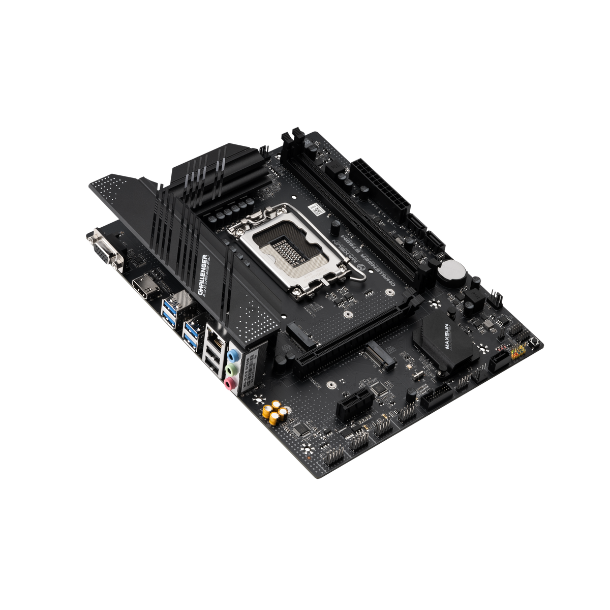 Maxsun Challenger B760M DDR4 ona plata, LGA1700, 2 ta M.2, Micro-ATX