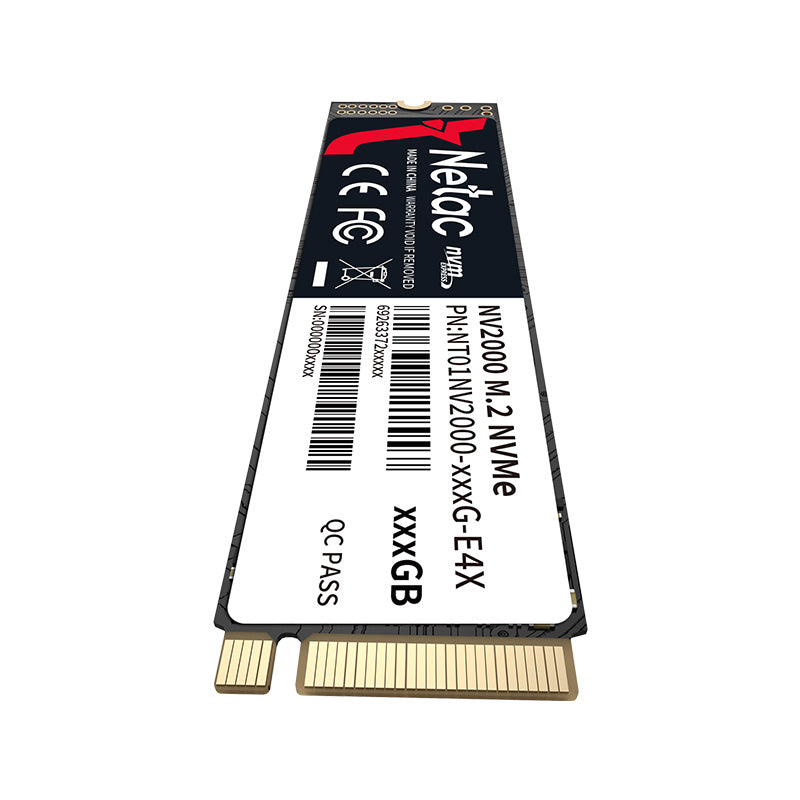 Netac NV2000 256GB M.2 NVMe PCIe 3.0 SSD, 2500 MB/s