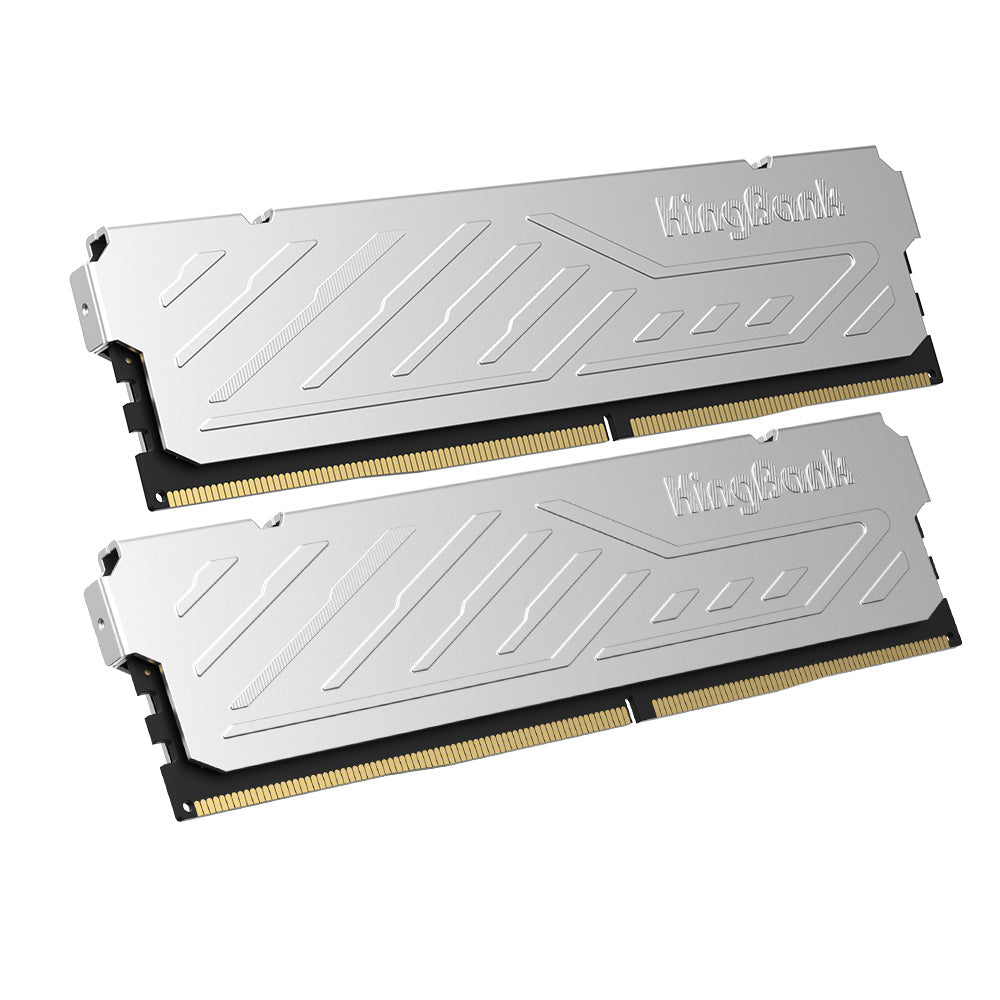 KingBank KJXS DDR5 8GB 6000 MT/s operativ xotira, CL36, Hynix chip, kumush radiator