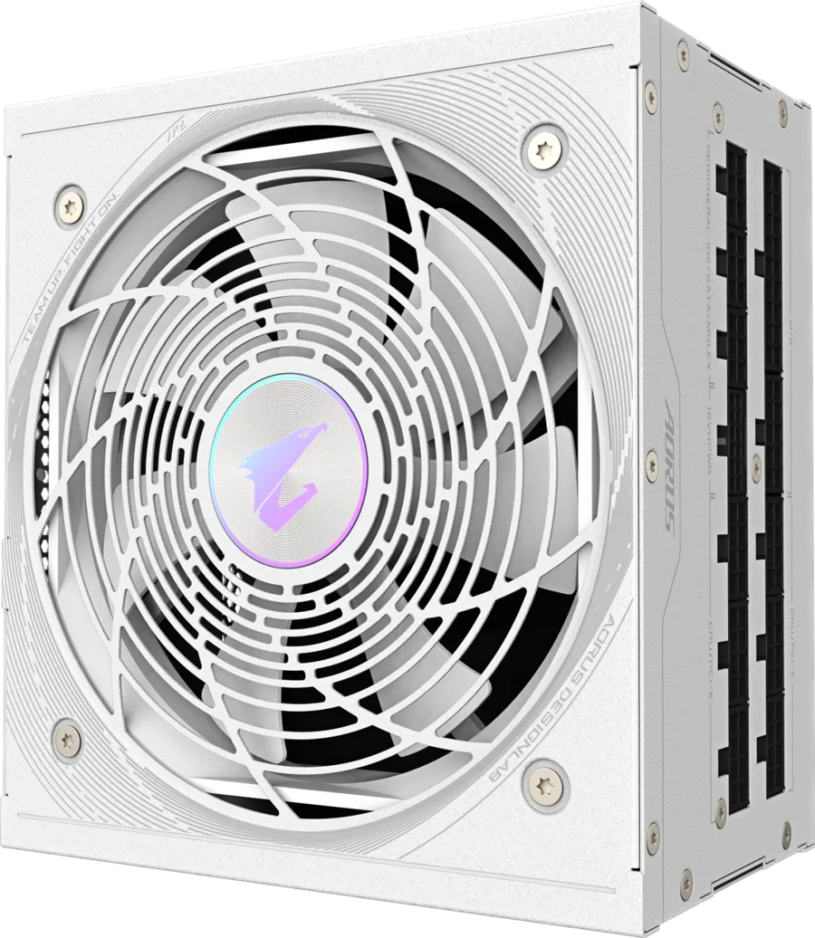 Gigabyte AORUS AE1000PM PG5 ICE oq rangli 1000W Platinum quvvat bloki