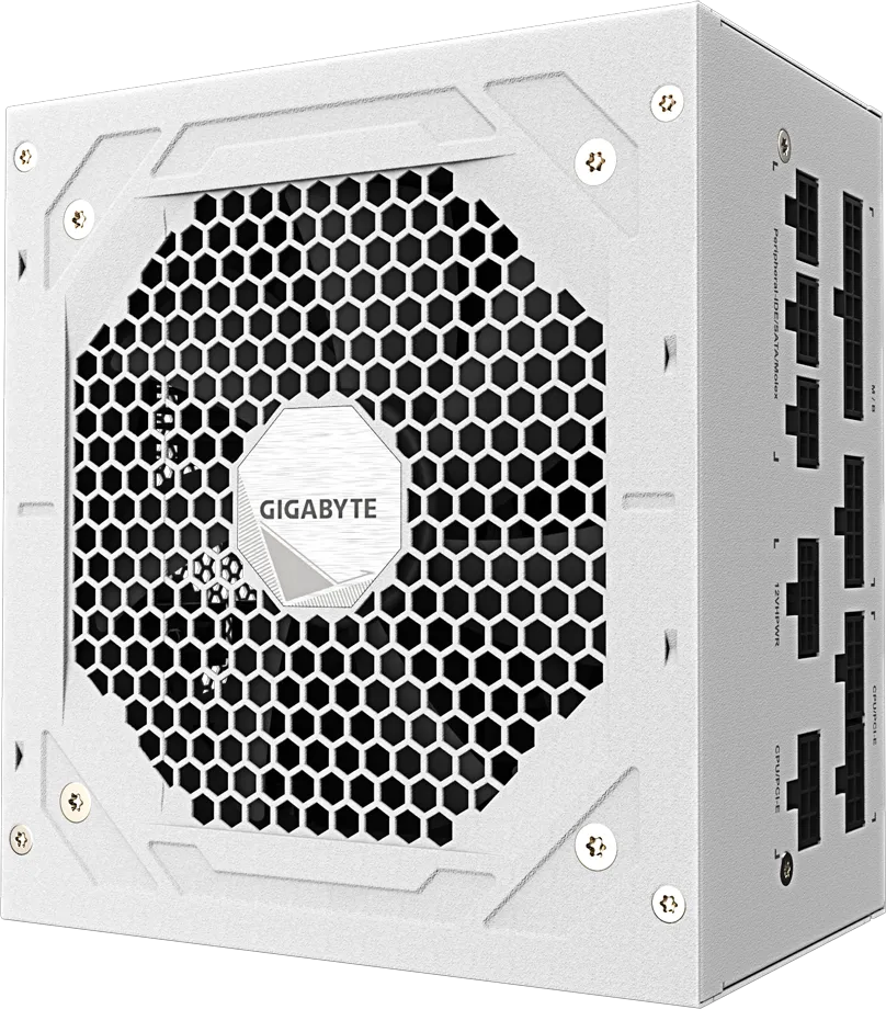 Gigabyte UD850GM PG5W oq rangli 850W to'liq modulli quvvat bloki