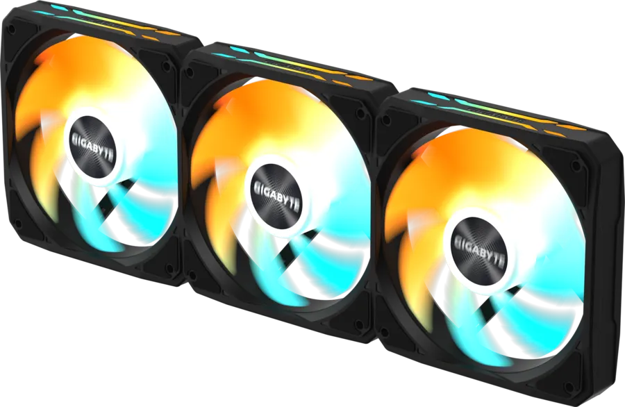Gigabyte EZ CHAIN FAN 120 qora ARGB korpus kuleri to'plami