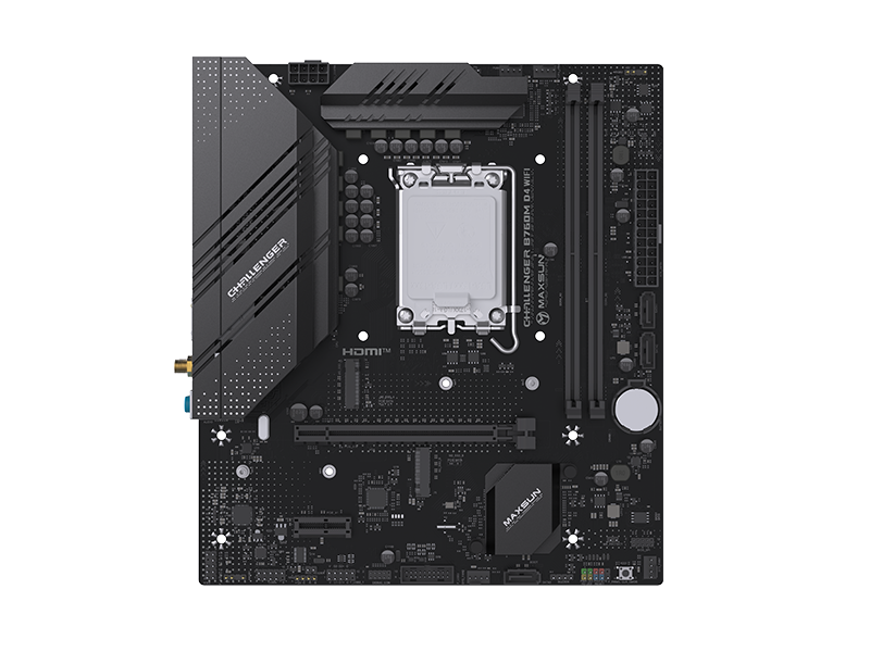 Maxsun Challenger B760M D4 WIFI ona plata, LGA1700, Wi-Fi 6, Micro-ATX