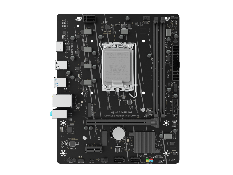 Maxsun Challenger H610M-H V1 DDR4 ona plata, LGA1700, Micro-ATX