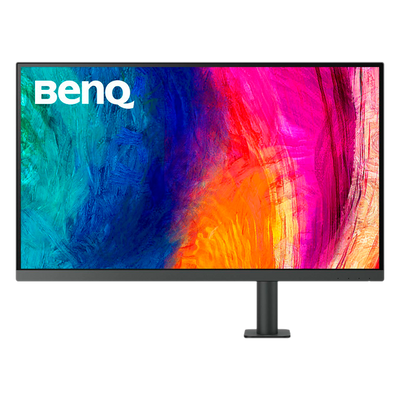 BenQ - 32" DesignVue PD3205UA 4K Monitor, IPS, 60Hz, 5mc, UHD(3840x2160), HDMI, Type C, Audio, Pivot, Ergo Stand, Black, Monitor for Mac (9H.LKGLA.TPP)