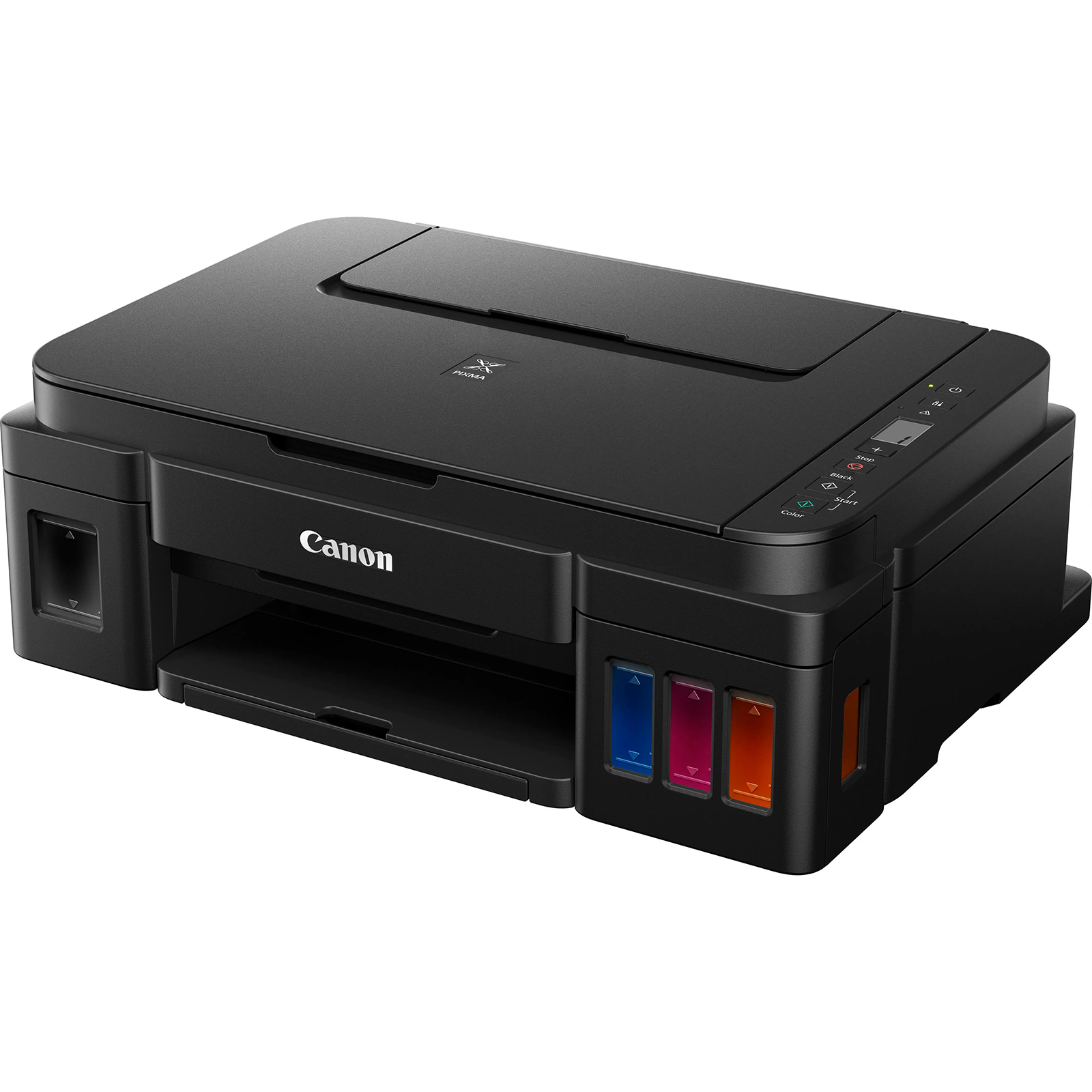 Canon PIXMA G2416 A4 rangli siyohli MFU — orqa tomondan