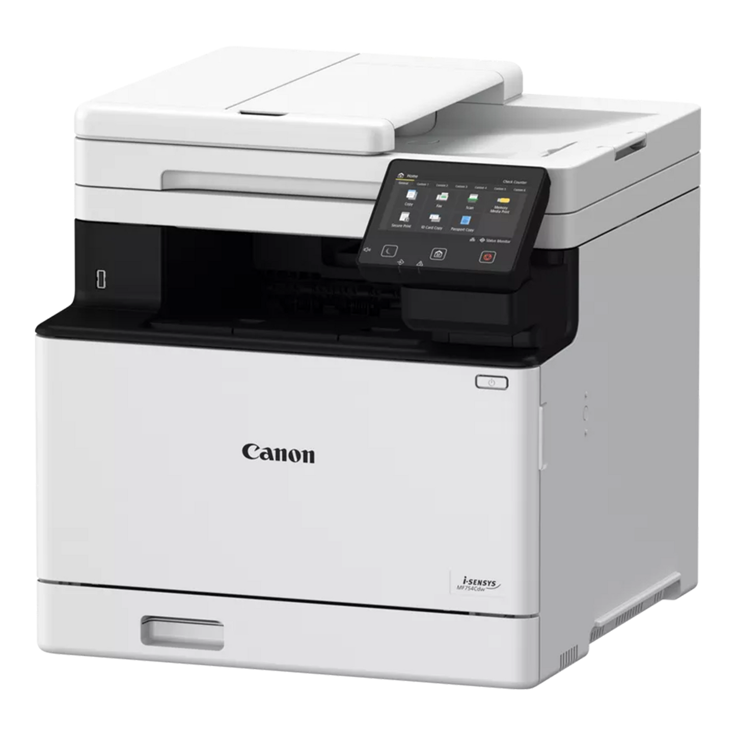 Canon i-SENSYS MF754Cdw A4 rangli lazerli MFU — yon tomondan