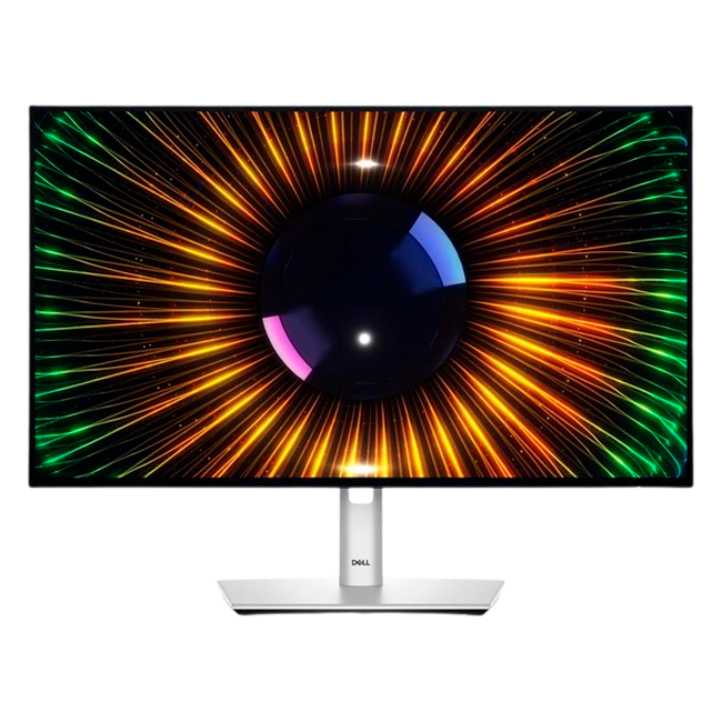 Dell - 24" U2424H UltraSharp Monitor, IPS, 120Hz, FHD(1920x1080), HDMI, DP, Type-C, USB Hub, Audio, Height-Adjustable Stand, Silver