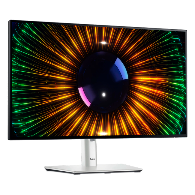 Dell - 24" U2424H UltraSharp Monitor, IPS, 120Hz, FHD(1920x1080), HDMI, DP, Type-C, USB Hub, Audio, Height-Adjustable Stand, Silver