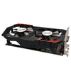 Arktek GTX 1050 Ti videokarta, ikkita ventilyatorli sovutish