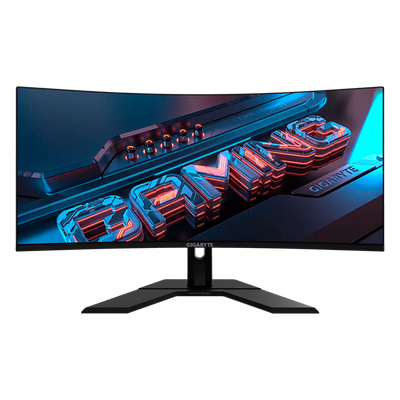 Gigabyte - 34" GS34WQCP-EK Curved Gaming Monitor, VA, 180hz, 1mc, WQHD (3440 х 1440), HDMI, DisplayPort, Black