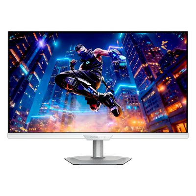 Gigabyte - 27" M27Q2 ICE EK Gaming Monitor, IPS, 200hz, 1mc, QHD (2560х 440), HDMI, DisplayPort, Type-C, USB, White