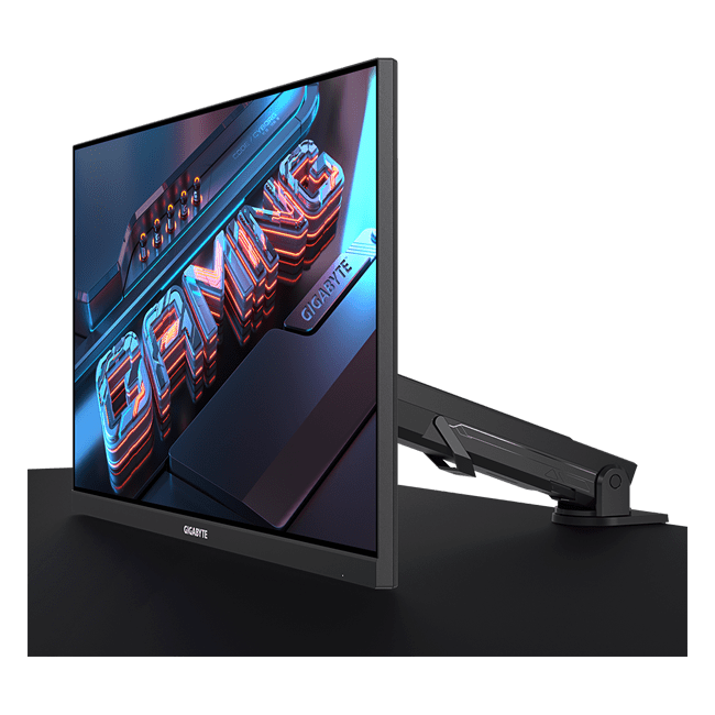 Gigabyte - 28" M28U-AE  Gaming Monitor, IPS, 144hz, 1mc, UHD (3440 х 1440), HDMI, DisplayPort, Type C, USB, Black