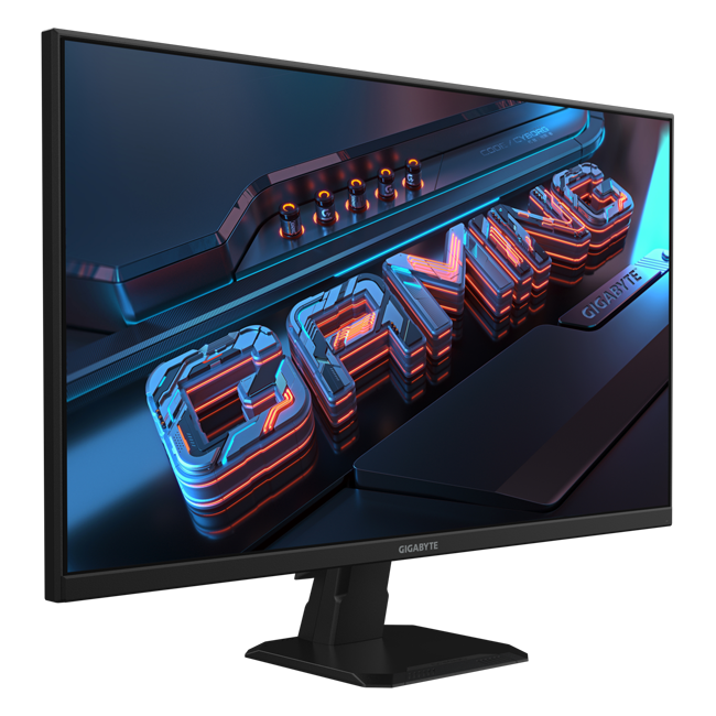 Gigabyte - 27" GS27FA Gaming Monitor, IPS, 180hz, 1mc, FHD (1920x1080), HDMI, DisplayPort, Black