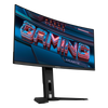 Gigabyte - 34" MO34WQC2 EK Gaming Monitor, QD-OLED, 240hz, 0,03mc, UHD (3440 х 1440), HDMI, DisplayPort, Type C, USB, Black