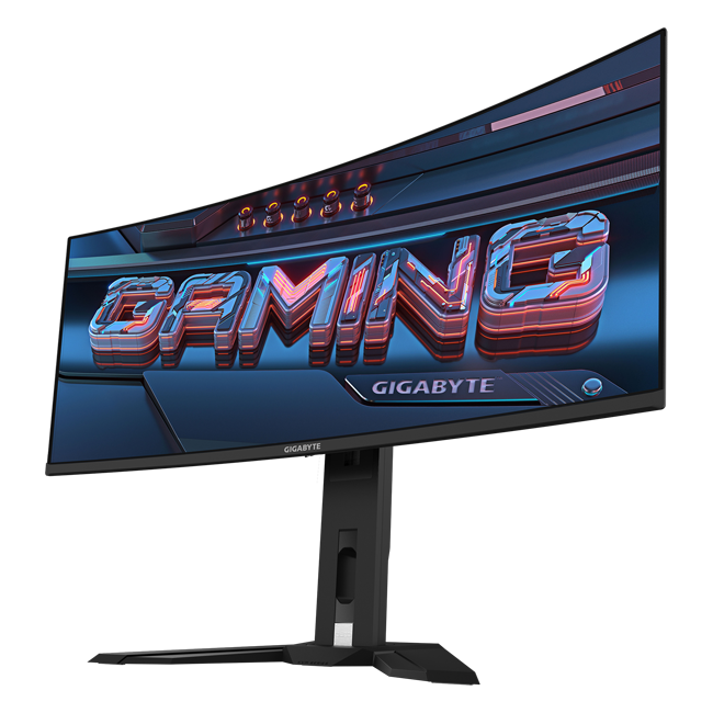 Gigabyte - 34" MO34WQC2 EK Gaming Monitor, QD-OLED, 240hz, 0,03mc, UHD (3440 х 1440), HDMI, DisplayPort, Type C, USB, Black
