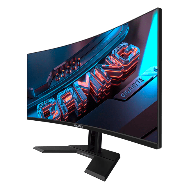 Gigabyte - 34" GS34WQCP-EK Curved Gaming Monitor, VA, 180hz, 1mc, WQHD (3440 х 1440), HDMI, DisplayPort, Black