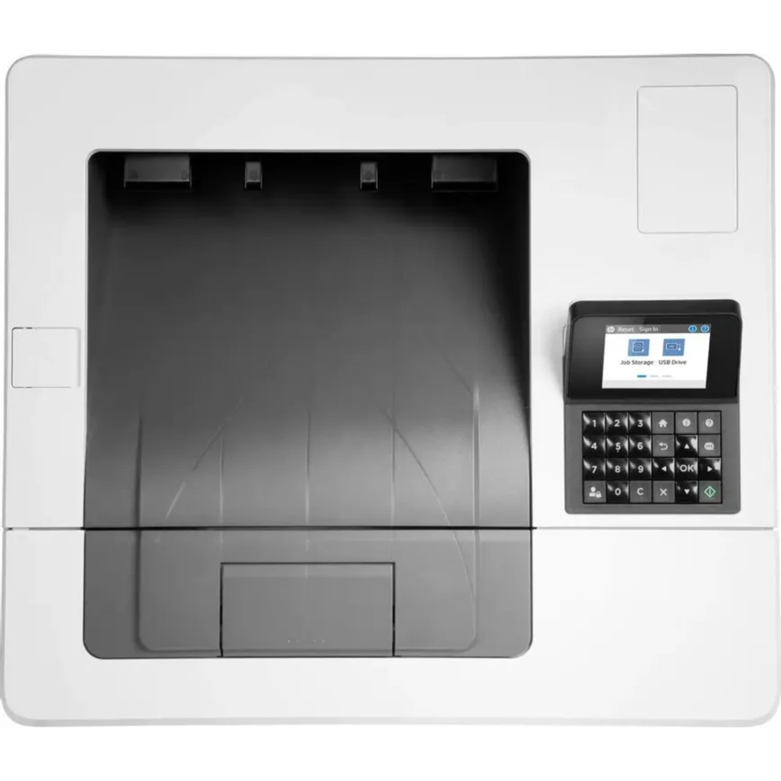 HP LaserJet Enterprise M507dn A4 lazerli printer — boshqaruv paneli