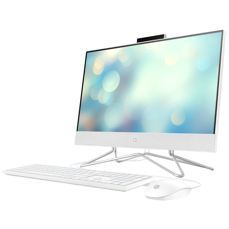 HP 24 (Intel Core i5-1235U/ DDR4 8GB/ SSD 512GB/ 23,8 FHD/ 2GB GeForce MX450/ No DVD/ key + mouse/ RU) White Моноблок