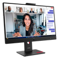 Lenovo - 27" ThinkVision T27QD-4v, IPS WLED, 120Hz, 4mc, QHD (2560x1440) 2K, HDMI+DP+TypeC, Tilt, Swivel, Pivot, HAS, Webcam, Audio  Eclipse Black (64B8UAT1EU)